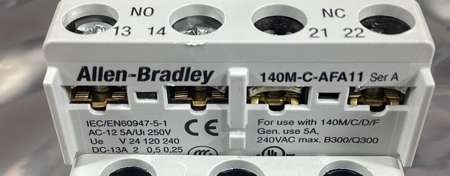 Allen Bradley  140M-C2E-C16 /C  Circuit Breaker  + 140M-C-AFA11 /A      4B-38