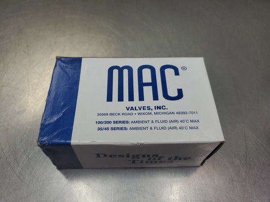 MAC 82A-AA-000-TM-DDAP-1DA Solenoid Valve, 24VDC.                          6A-11