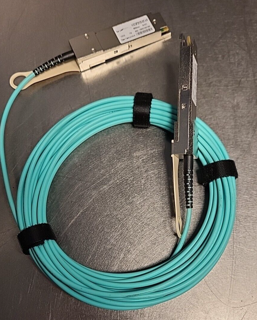 Active Optical Cable QSFP28 100Gbps, 10M, MSA Compat/AOCQP28100-010  (BIN461)