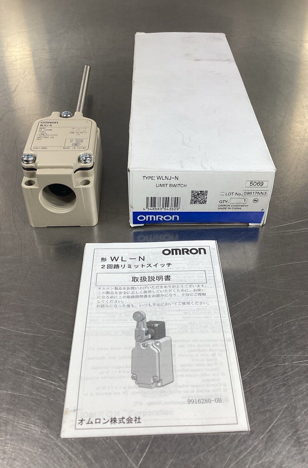 Omron  WLNJ-N  Limit Switch      4D-4