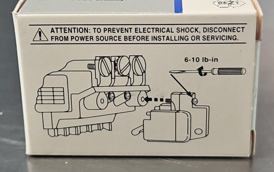 Allen-Bradley 1495-F1 Ser. L Size 0-5 Auxiliary Contact 600V             loc4C27