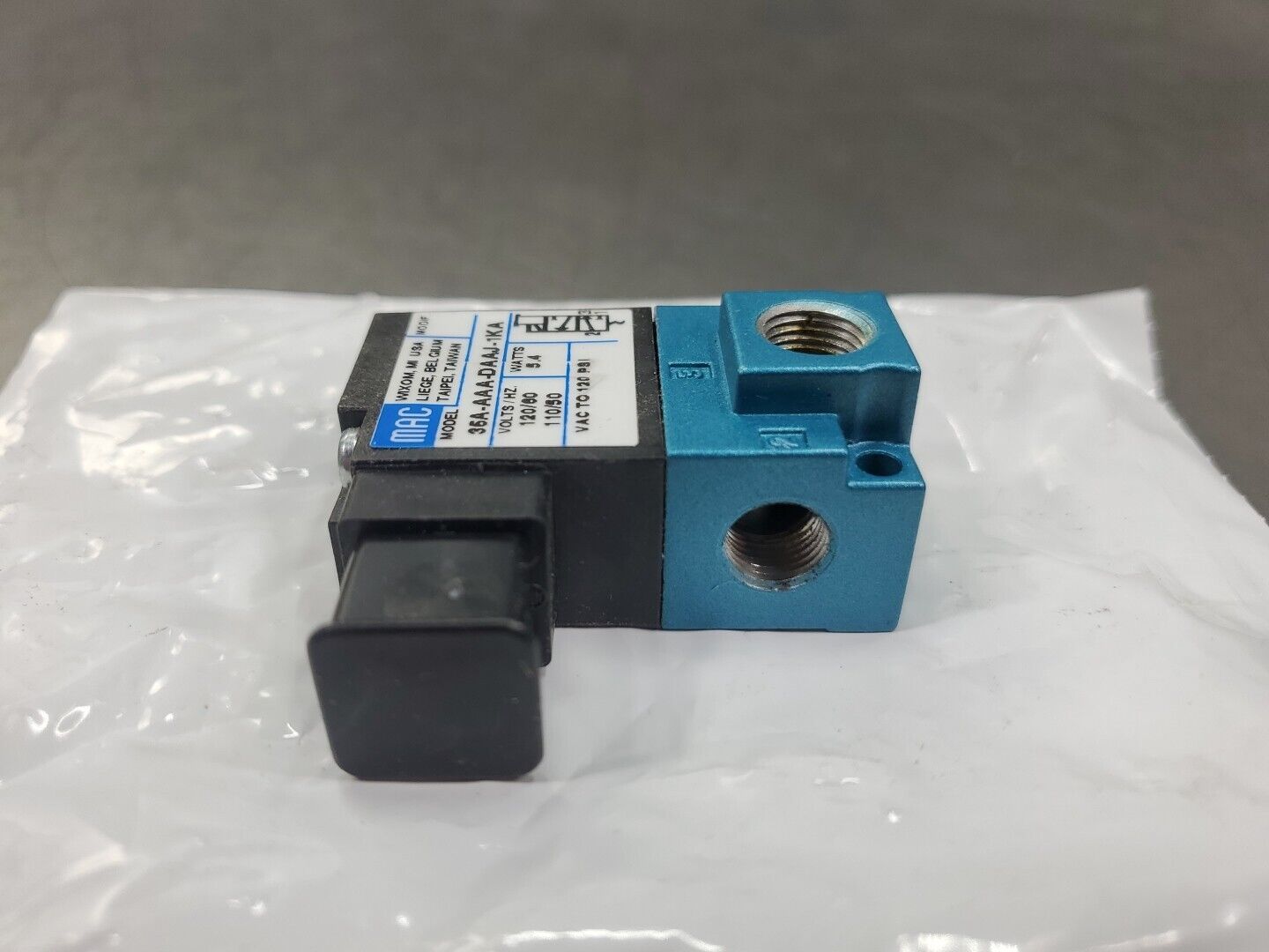 MAC 35A-AAA-DAAJ-1KA Solenoid Valve, 120VAC.                               6A-12