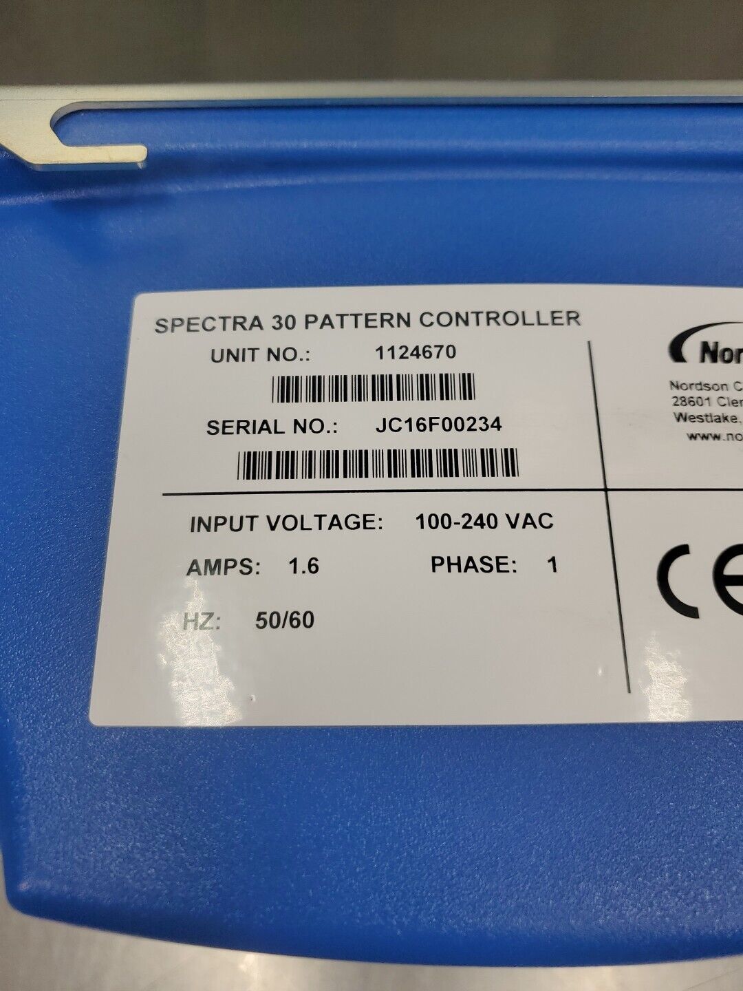 NORDSON 1124670 SPECTRA 30 PATTERN CONTROLLER MODULE.                      5D-37