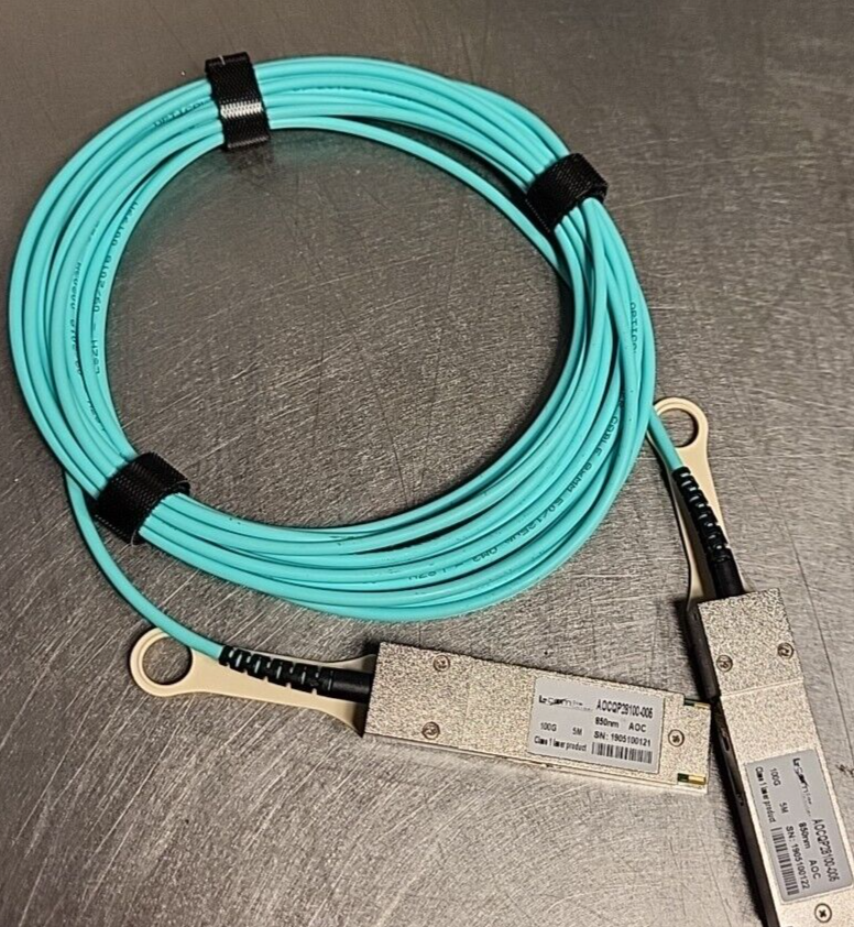 Active Optical Cable QSFP28 100Gbps 10M, Cisco Compat/AOCQP28100-010-CS (BIN461)