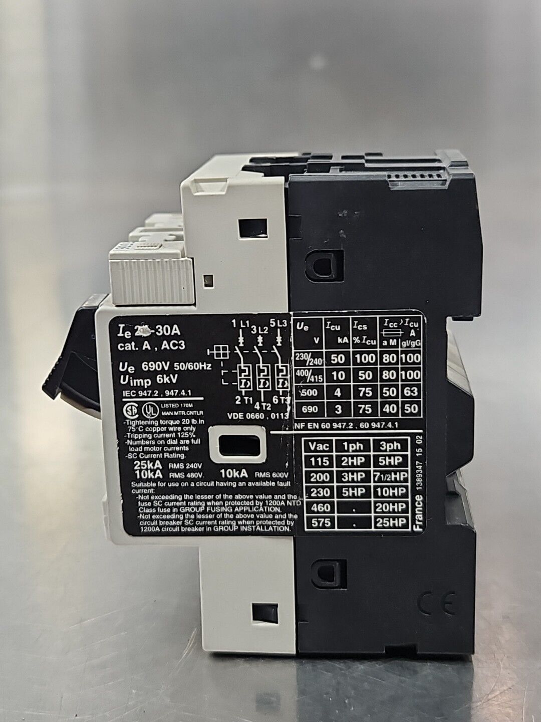 Telemecanique GV2-M32 Motor Circuit Breaker                              loc4C34