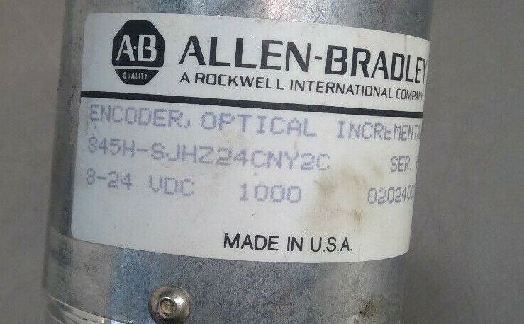 Allen-Bradley 845H-SJHZ24CNY2C Series B Encoder 8-24 VDC                   5E-32