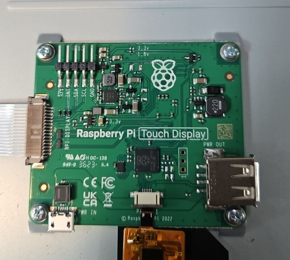 Raspberry Pi 7" Touchscreen Display                                    (BIN225)