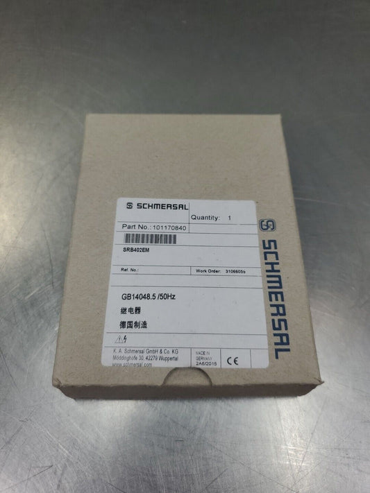 Schmersal GB14048.5 (101170840) Safety Relay.                               5E-8