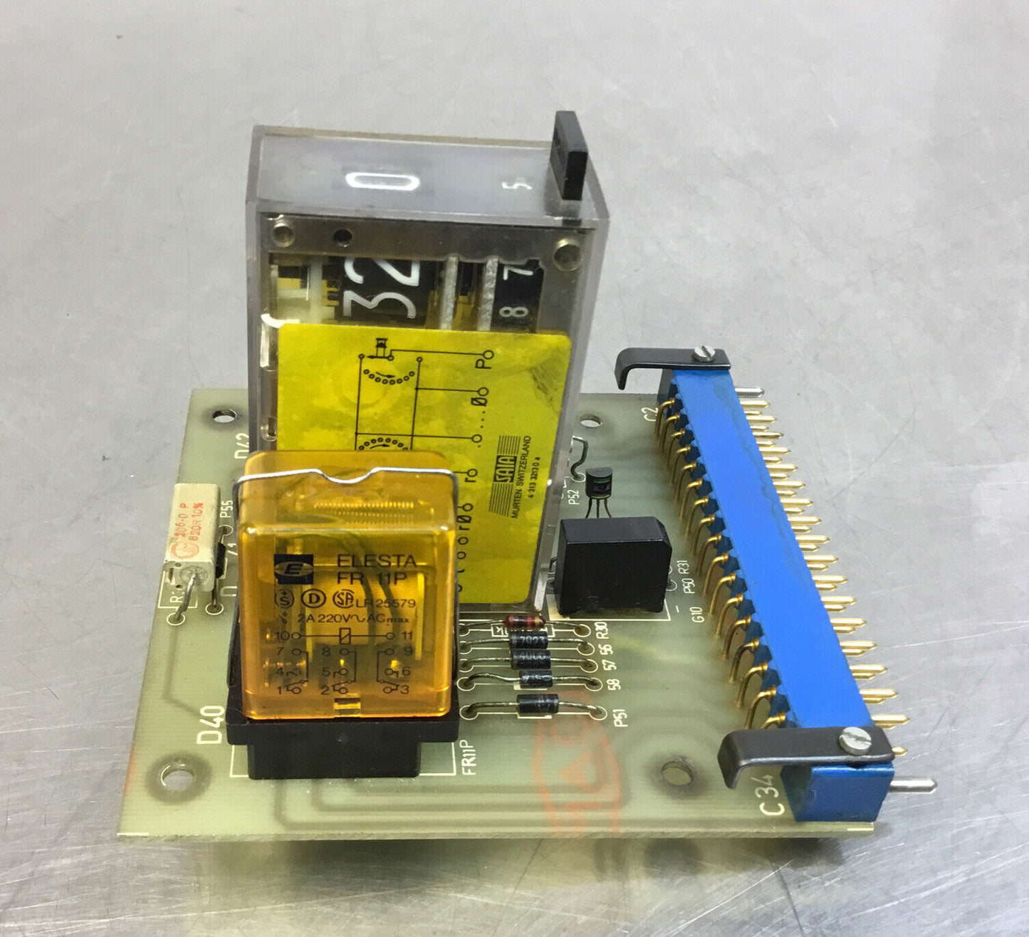 SAIA CRS 011 M1 S0N0 N00 Counter Board, 12VDC, 25 i/s                      5D-31