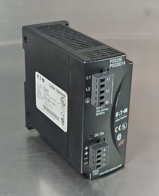 Eaton Cutler Hammer PSS25E Switching Power Supply 100-240 VAC 24VDC   (BIN3.4.4)