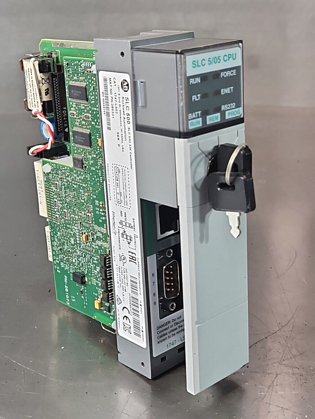 Allen-Bradley 1747-L552 Ser D SLC500  Controller                        loc3E34