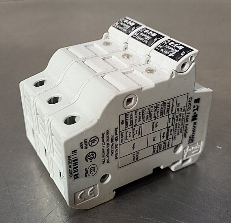 Eaton Bussmann CHHCC    Series Dual    Fuse Holder   600V 30A (BIN 3.5.2)