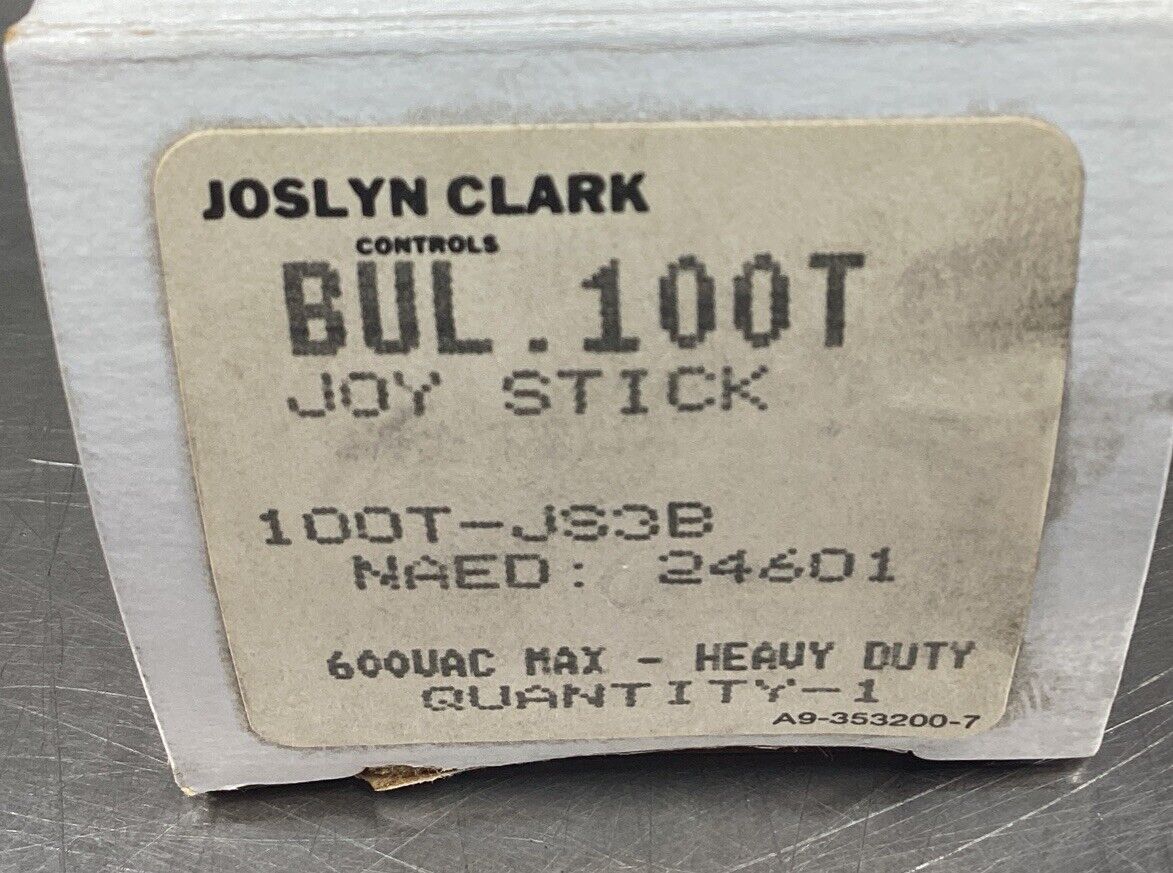 Joslyn Clark  100T-JS3B  BUL.100T  Joy Stick 600VAC Heavy Duty      3E-36