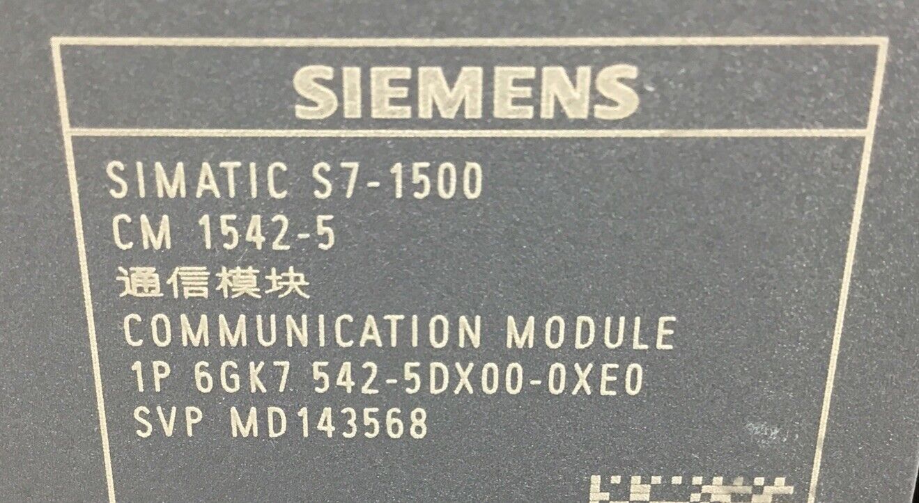 Siemens  6GK7542-5DX00-0XE0  Communication Module       3E-38