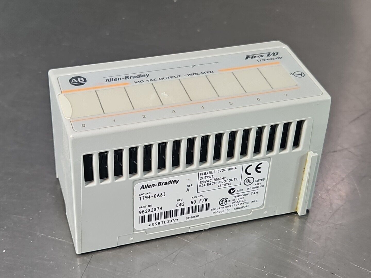 Allen Bradley 1794-0A8I Ser A Flex I/o Output Module      loc3E36