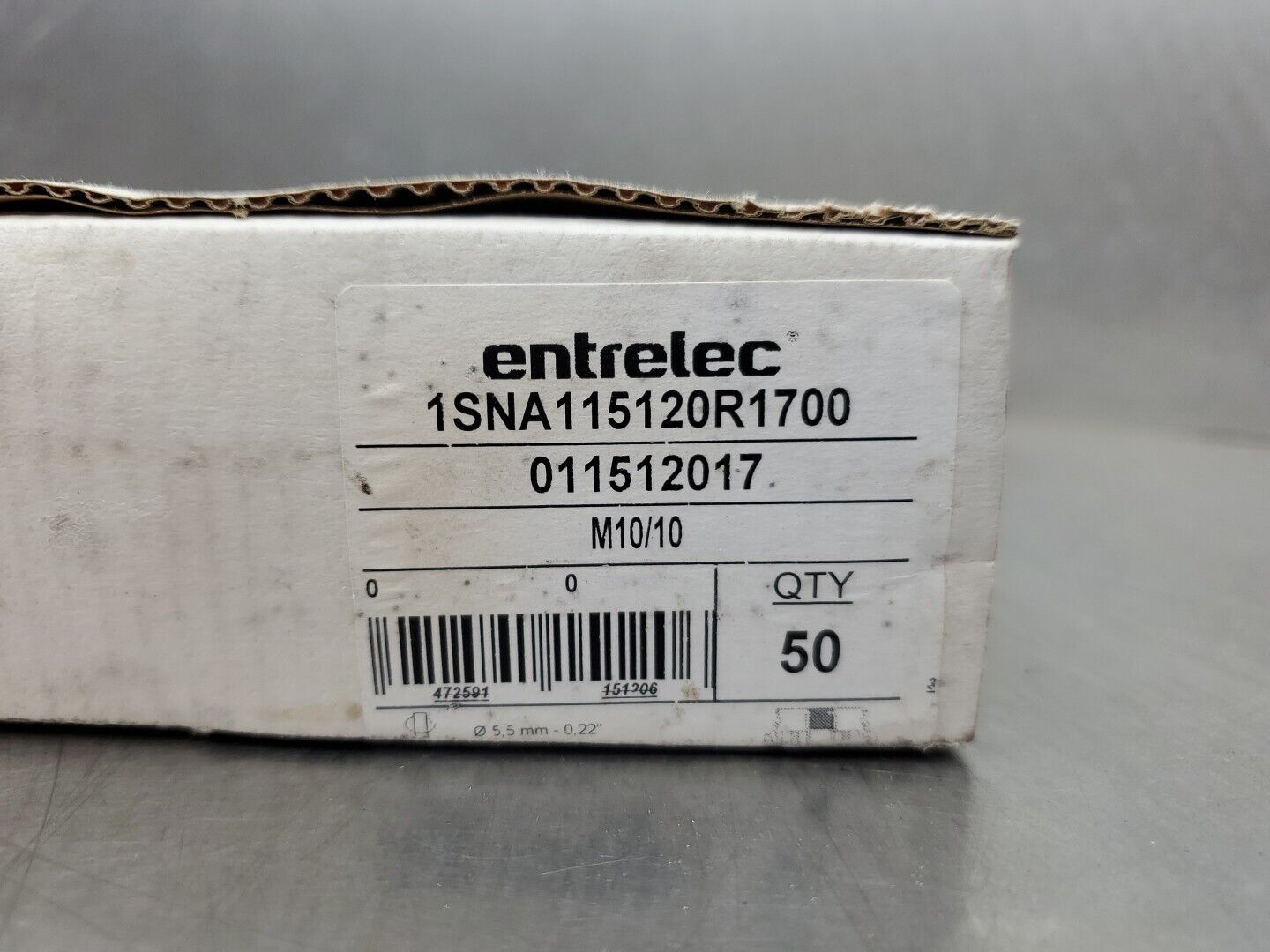 Entrelec 1SNA115120R1700 Terminal Block,  Lot of 50.                       4D-11