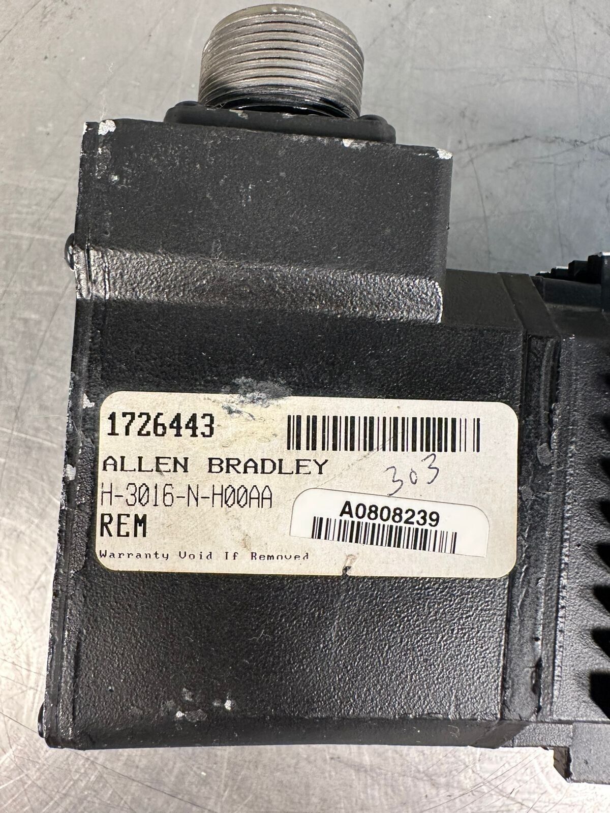 Allen Bradley H-3016-N-H00AA Servo Motor, Ser.A (1B-34)