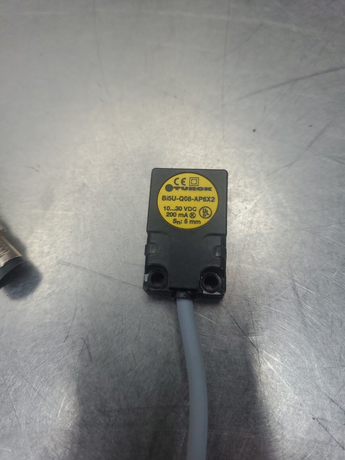 Turck  Bi5U-Q08-AP6X2 Sensor 10-30VDC w/Quickon AWG 26-22 Connector.     5E-33/1