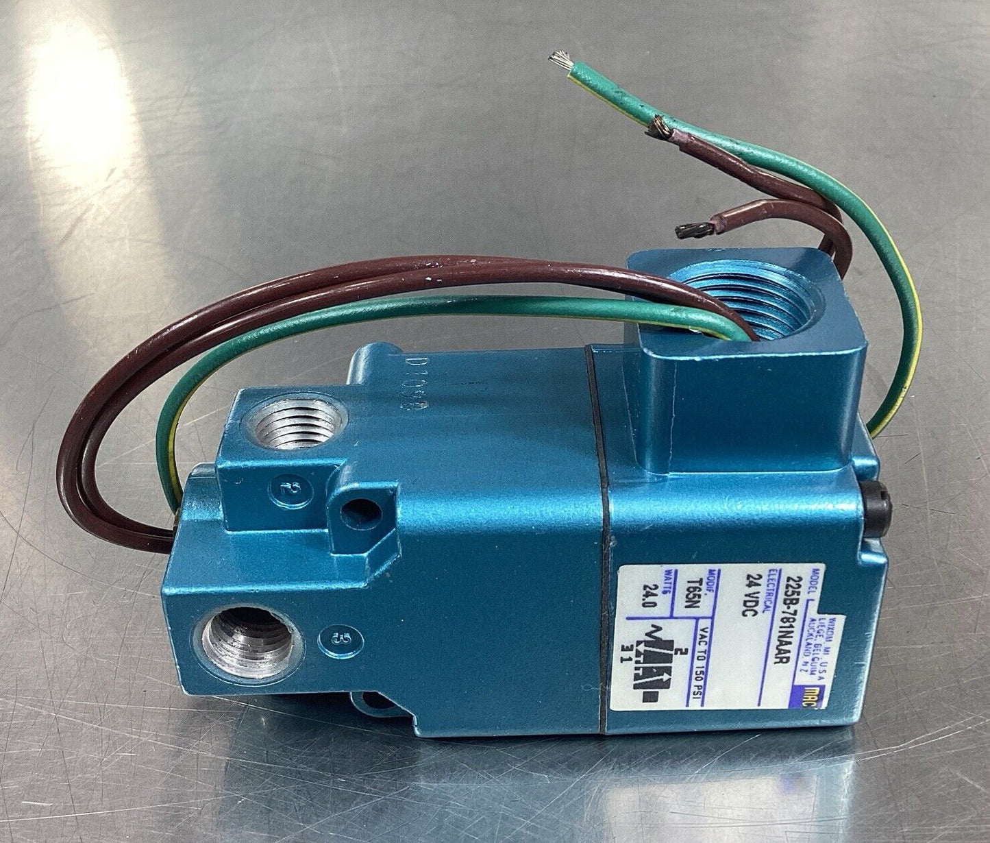 Mac Valves  225B-781NAAR  Solenoid Valve       6B-3