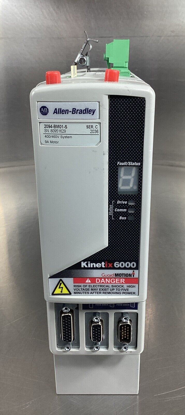 Allen Bradley  2094-BM01-S /C  Kinetix 6000 Module, 400/460V  9A 3Ph      1E-02