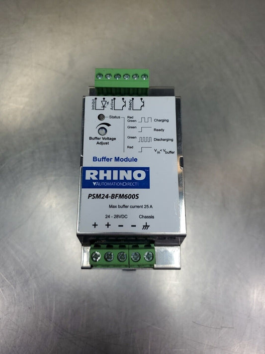 RHINO/Automation Direct PSM24-BFM600S Buffer Module, 24-28VDC 25A          4B-12