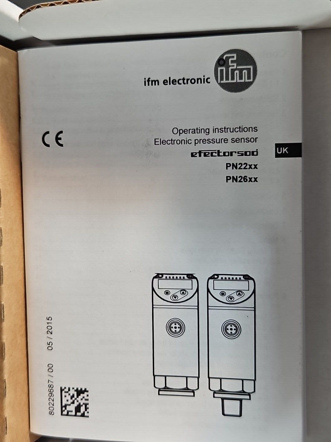 *edu IFM PN2299-Pressure Sensor w/ Display    Loc5B6