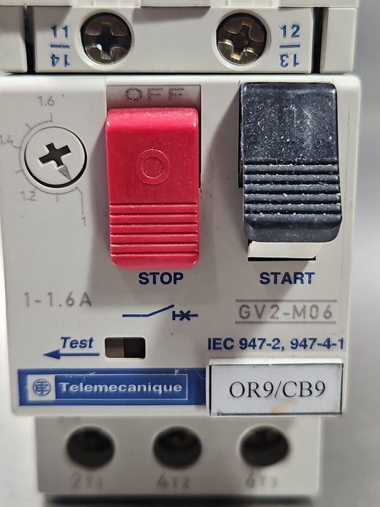 Telemecanique GV2-M06 Motor Circuit Breaker                              Loc4D12