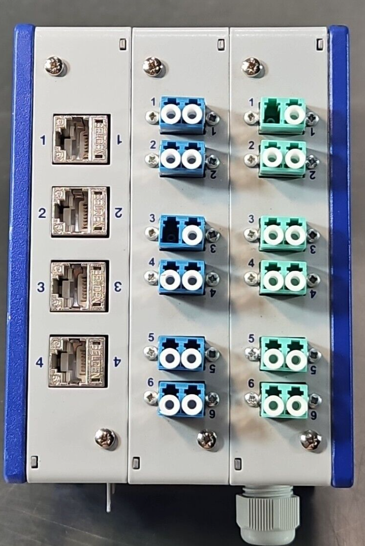 HIRSCHMANN MIPP/CD/CSE4/1L9P/1L3P Industrial Patch Panel                (BIN412)