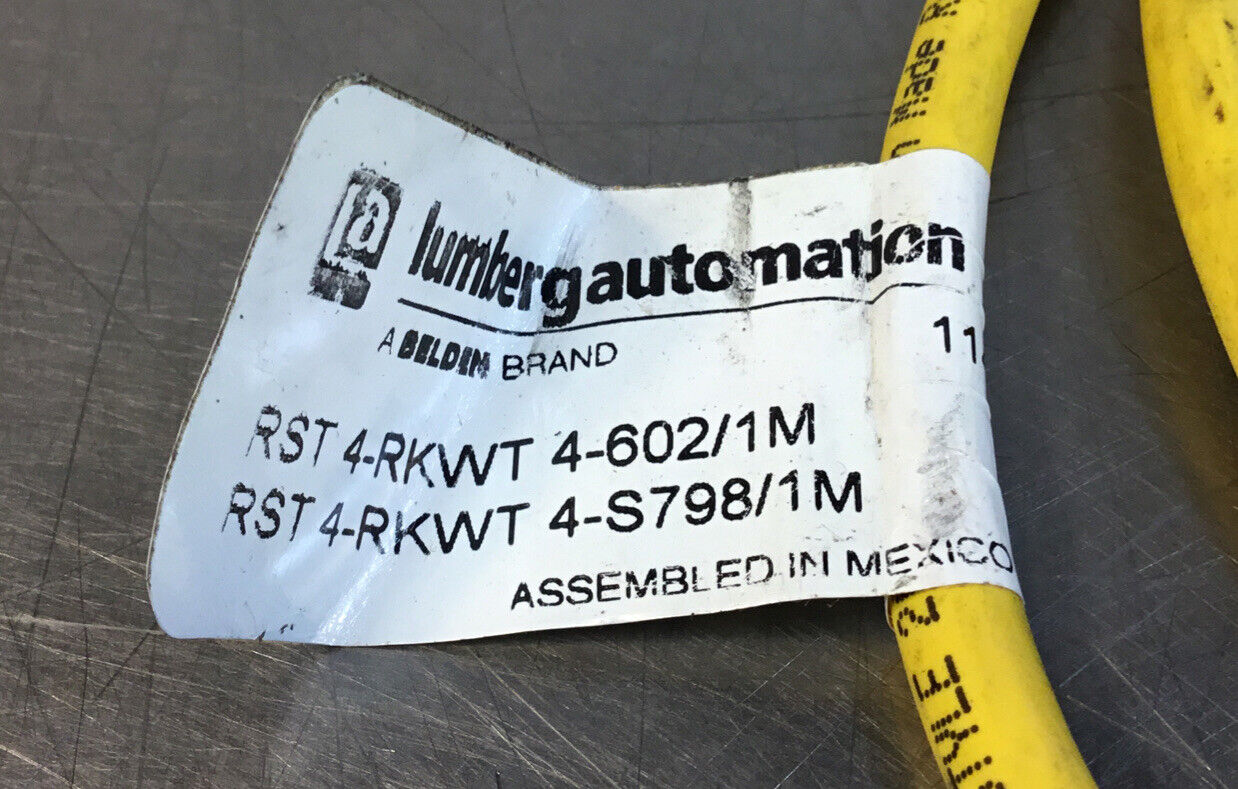 Lumburg Automation RST 4-RKWT 4-602/1M Cord Set RST 4-RKWT 4-S798/1M        5A-3