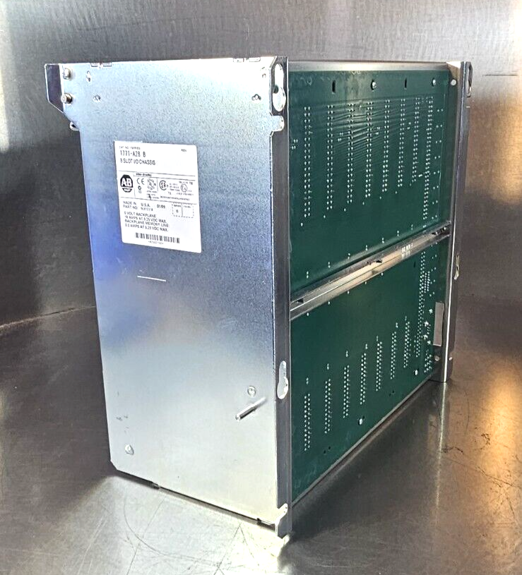 Allen Bradley 1771-A2B Ser B  8 SLOT I/0 Chassis                           loc3F