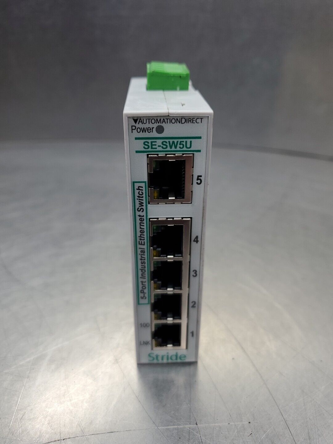 AutomationDirect/Stride SE-SW5U 5-Port Industrial Ethernet Switch.          3D-1