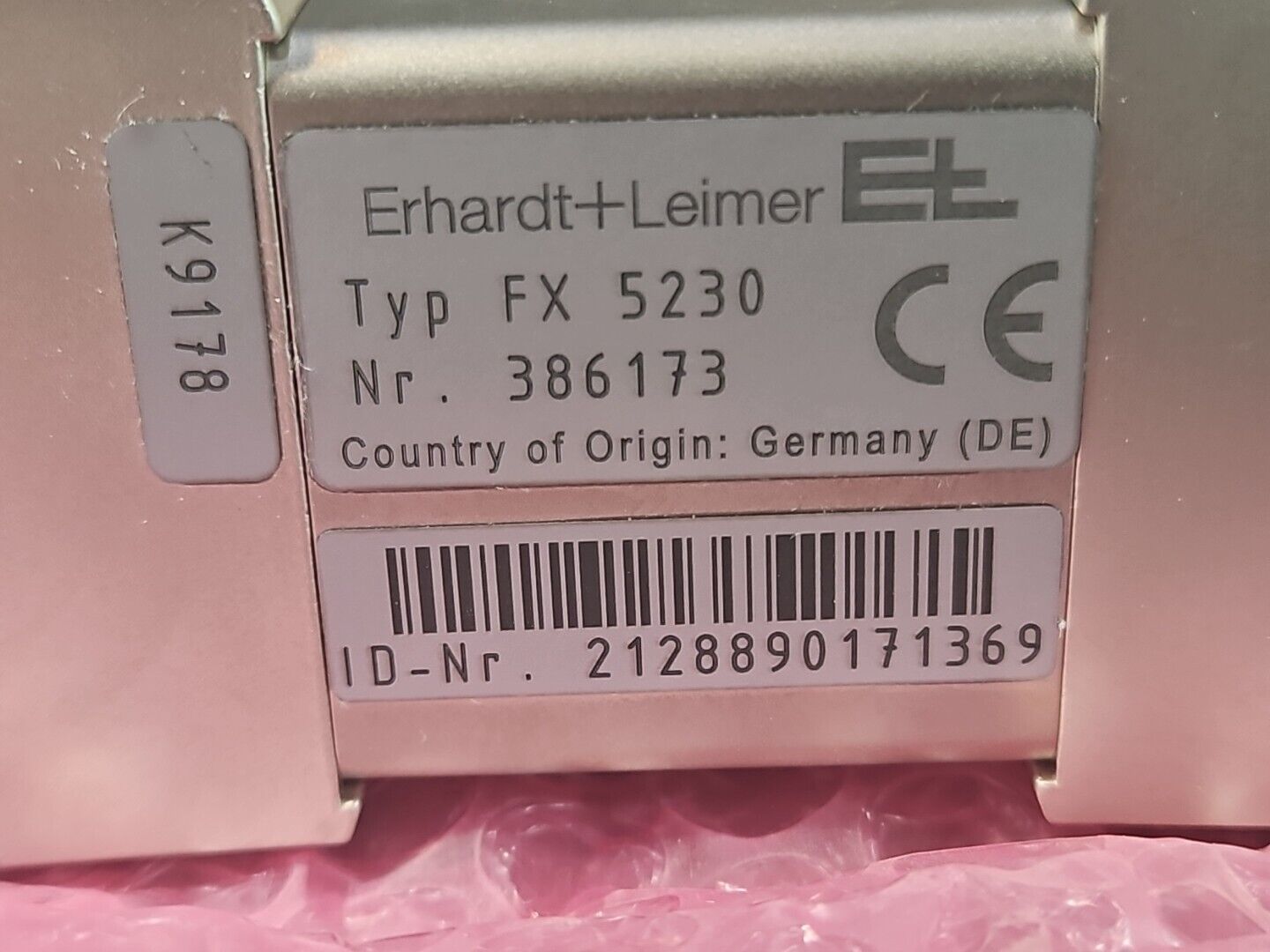 Erhardt + Leimer FX 5230 Ultrasonic Edge Sensor                           loc5D1