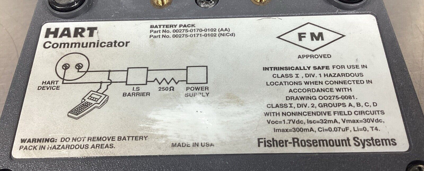 Rosemount Hart  275 D9E15B0000  Communicator        5D-24