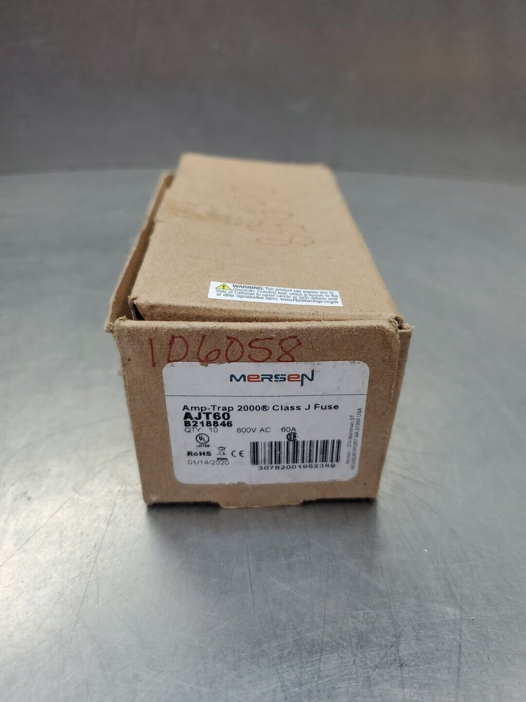 Mersen AJT60 AMP-TRAP 2000 FUSE, 60A 600VAC.                               4D-42