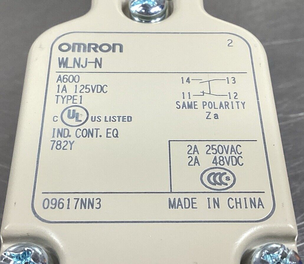 Omron  WLNJ-N  Limit Switch      4D-4