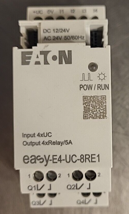 Eaton  EASY -E4- UC- 8RE1   PLC Control Module       (BIN 3.5.1)