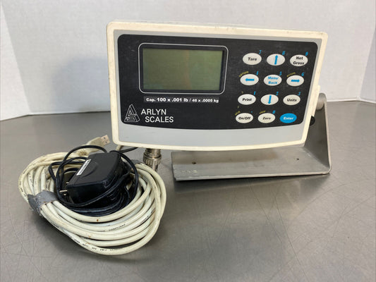 ARLYN SCALES With Power Supply 100 Lb Capacity.                            5D-31