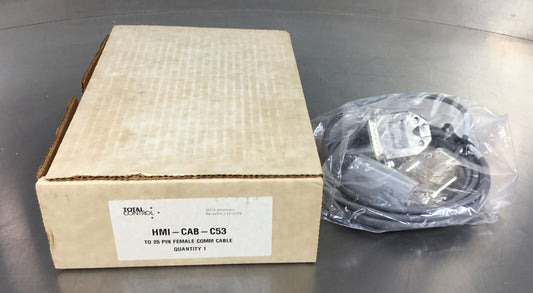 TOTAL CONTROL  HMI-CAB-C53-E  CABLE to 25-PIN FEMALE COMM                   5B-1