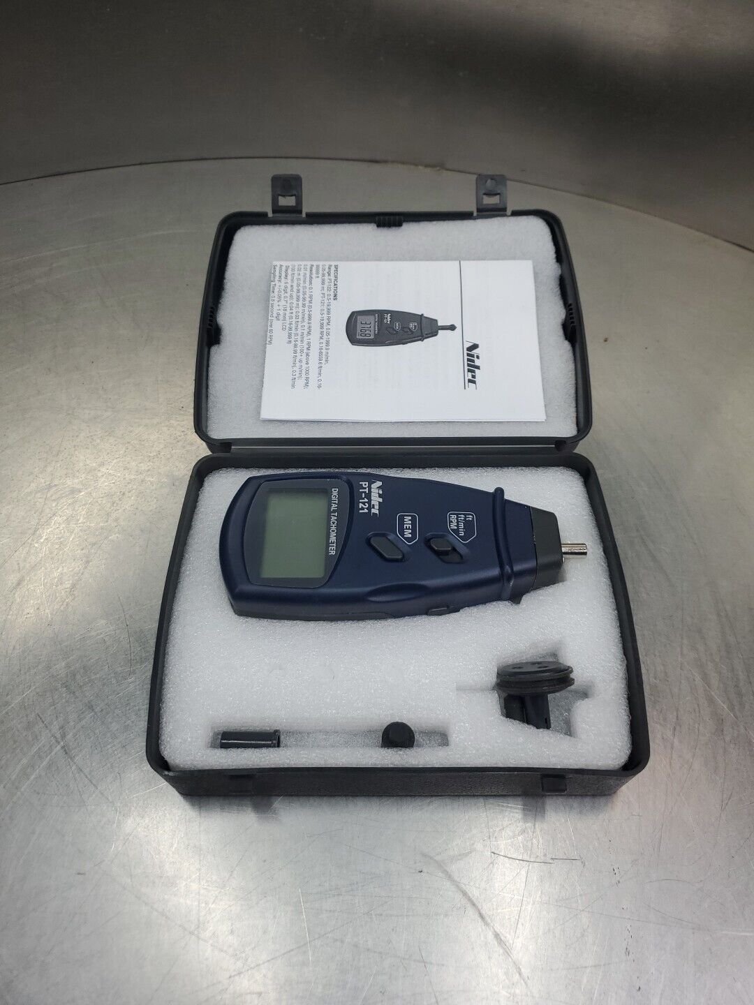 Nidec PT-121 Contact Type Digital Tachometer.                               5C-1