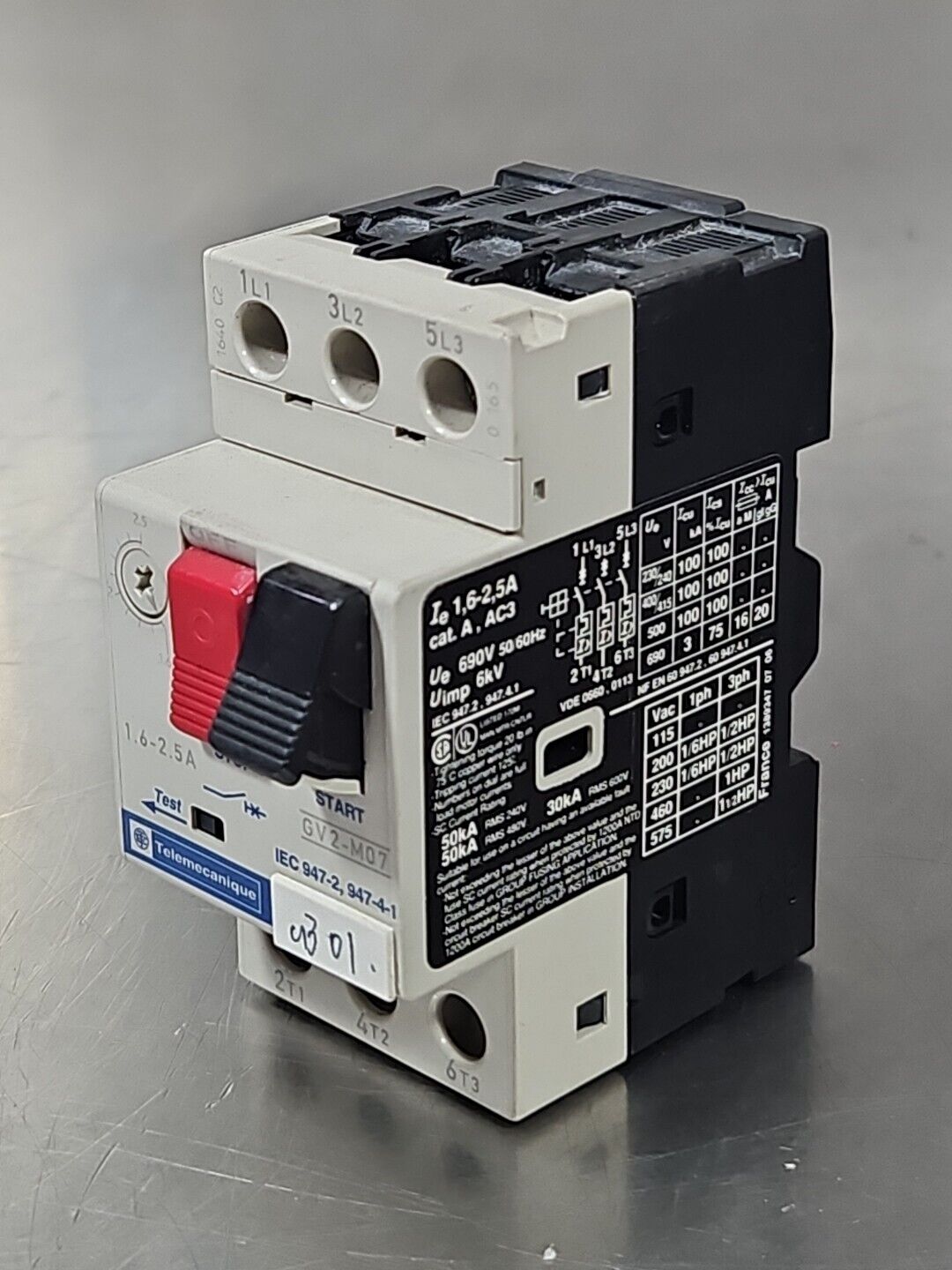 Telemecanique GV2-M07 Motor Circuit Breaker                               Loc4D4