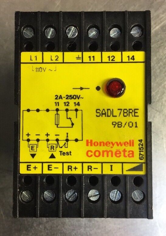 HONEYWELL SADL78RE SAFETY CONTROL MODULE,  2 AMP 250V.                      5B-3