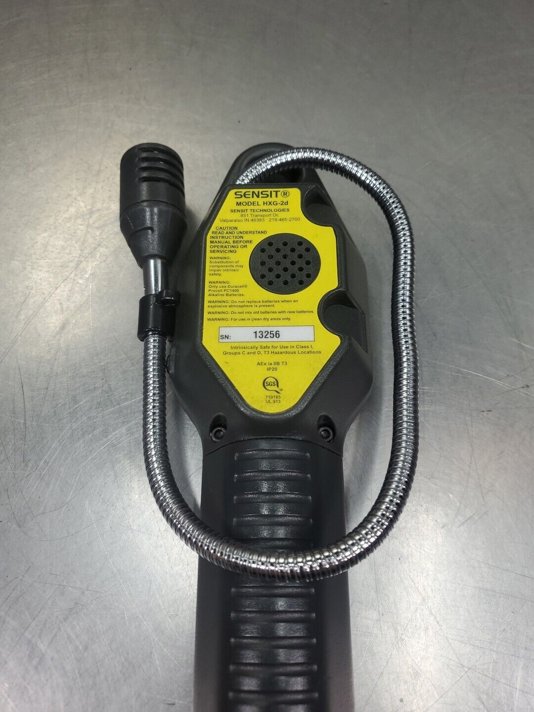 SENSIT HXG-2d Combustible Gas Leak Detector.                                5C-1