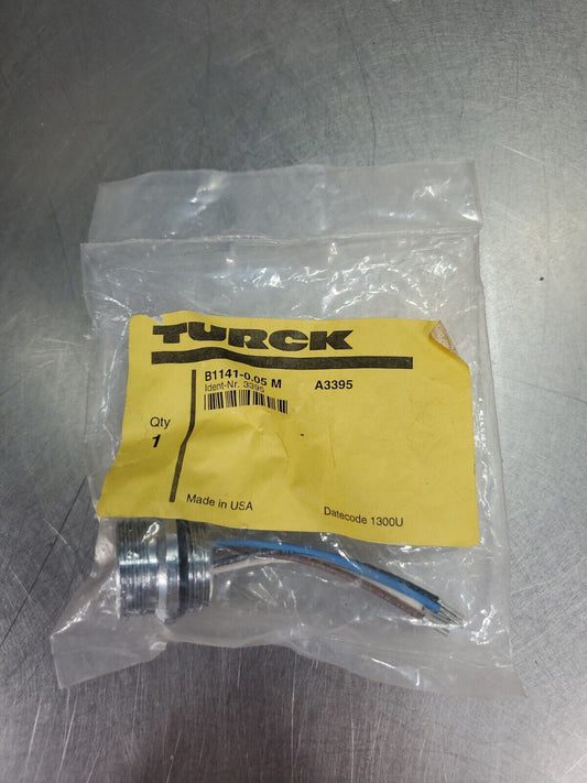 Turck B1141-0.05M Wiring Accessory Plug (Ident-Nr. 3395)                    5E-4