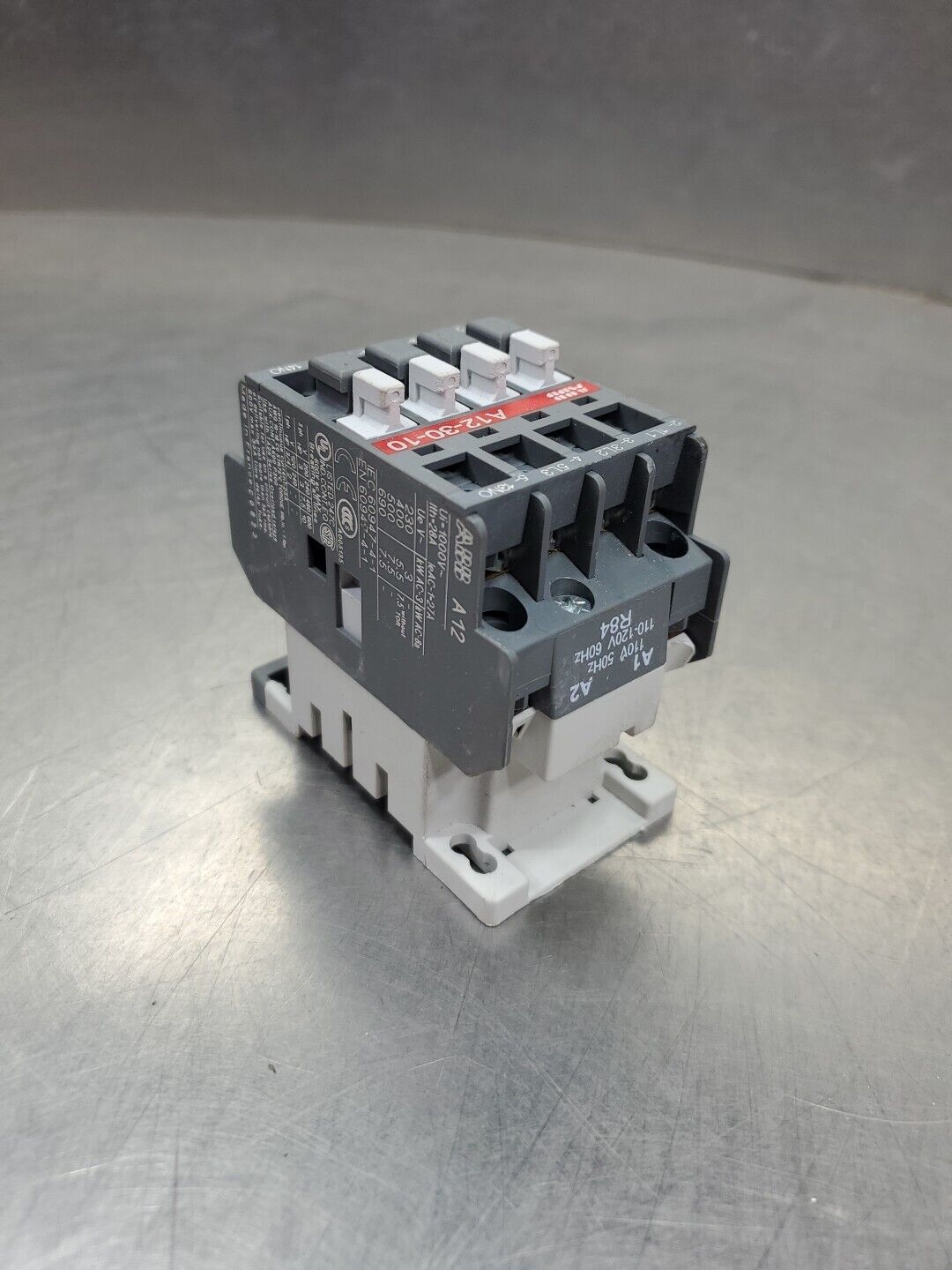 ABB A12-30-10 Contactor,  1000V Coil, 28A, 10HP.                           4D-03