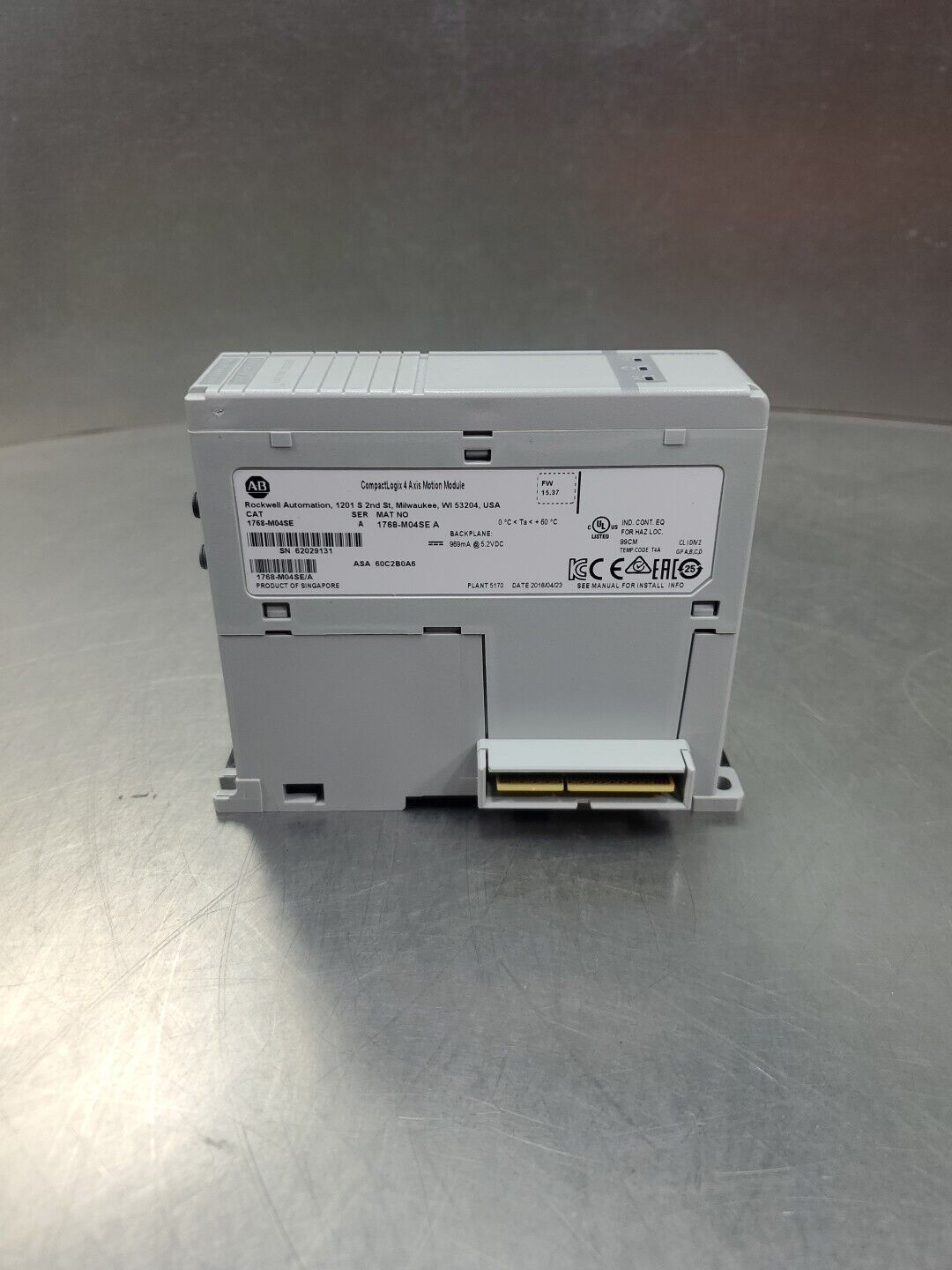 Allen Bradley 1768-M04SE Ser A CompactLogix 4 Axis Motion Module.        3C-28