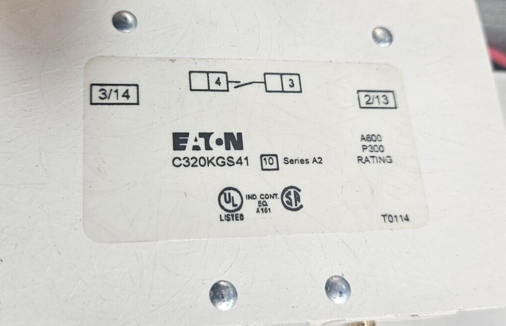 Eaton  AN16NN0 SerB1  Nema Size 4 135A 600V Starter                        loc4F