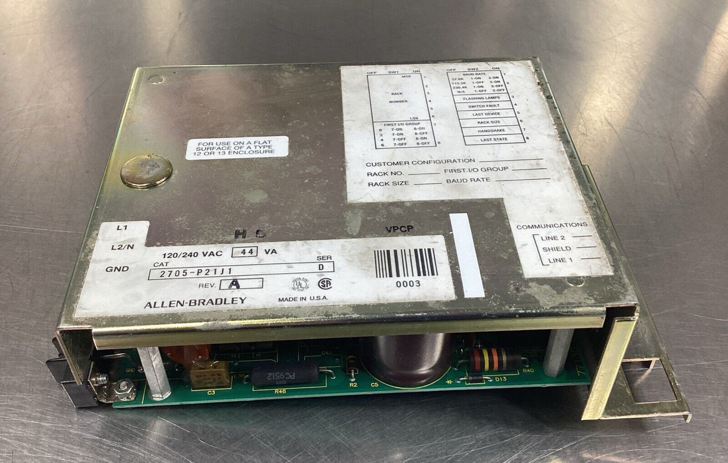 ALLEN BRADLEY  77130-006-51  Power Supply  for 2705-P21J1        4B-39