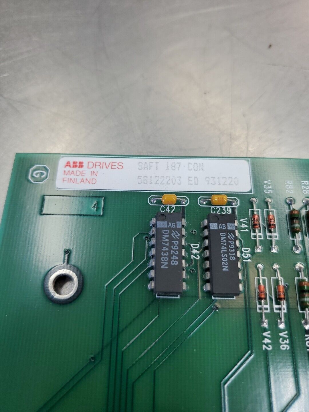 ABB SAFT-187-CON (58122203 ED) Drive Board.                                   3A