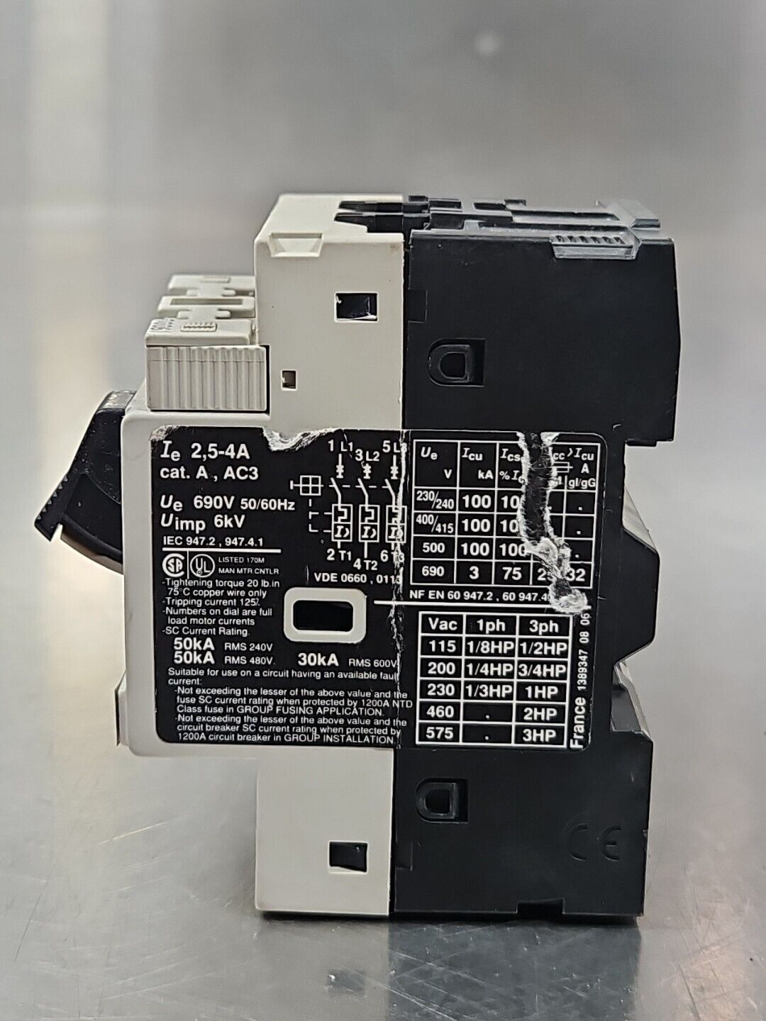 Telemecanique GV2-M08 Motor Circuit Breaker                              loc4D11