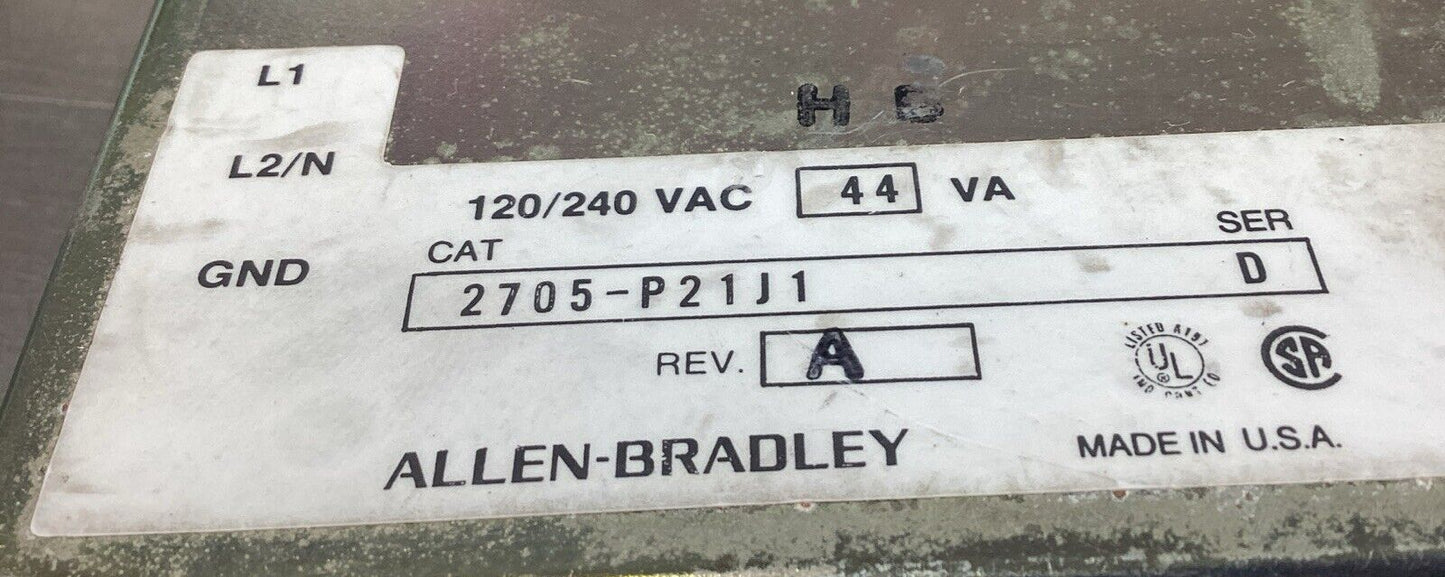 ALLEN BRADLEY  77130-006-51  Power Supply  for 2705-P21J1        4B-39